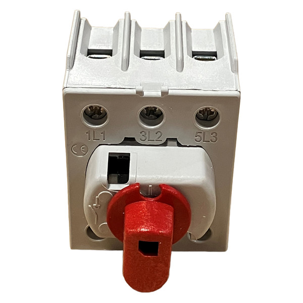 Front view of disconnect switch